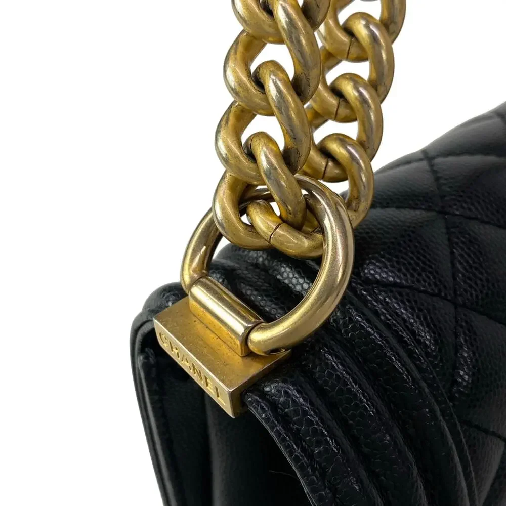 CHANEL boy matelasse