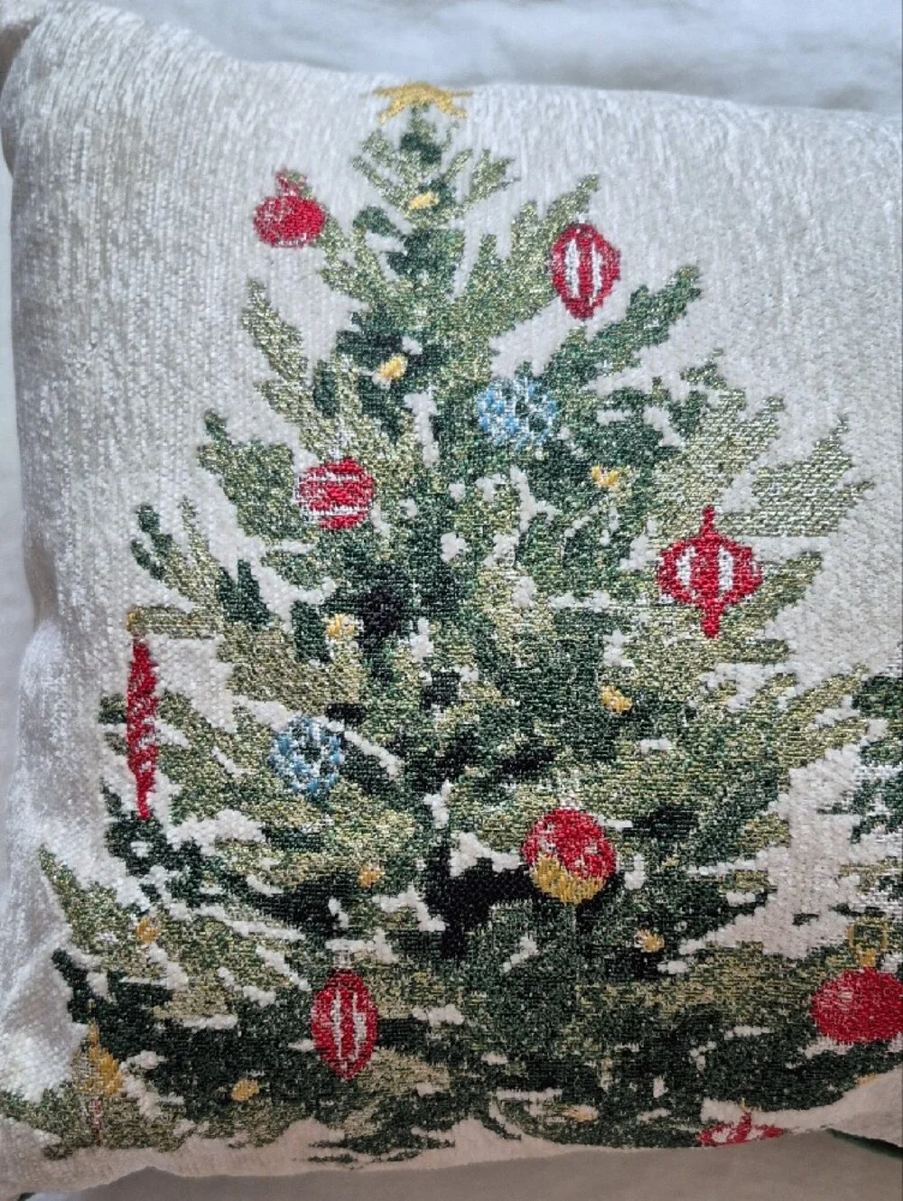 Christmas Brentwood Original Throw Pillow - Green/Red