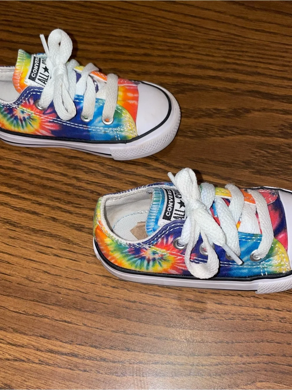 Converse Kids Tie-Dye Low Top Sneakers - Rainbow