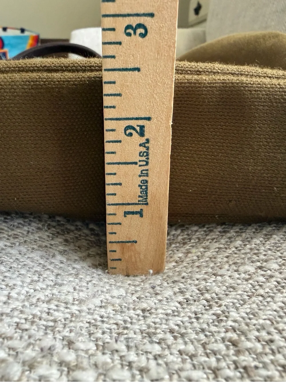 Jack Spade Greene St medium shoulder messenger bag orange lining heavy canvas