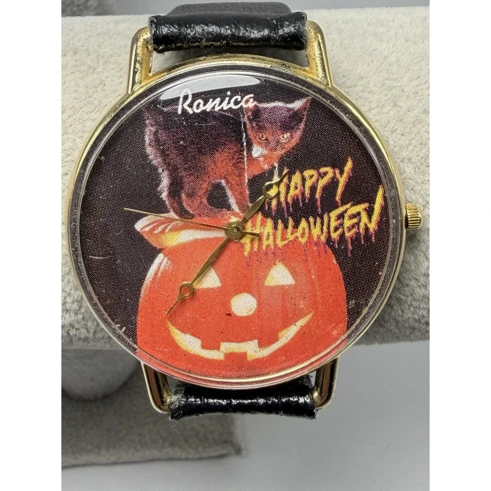 Ronica Happy Halloween Mens Watch New Battery‎ 43MM 8