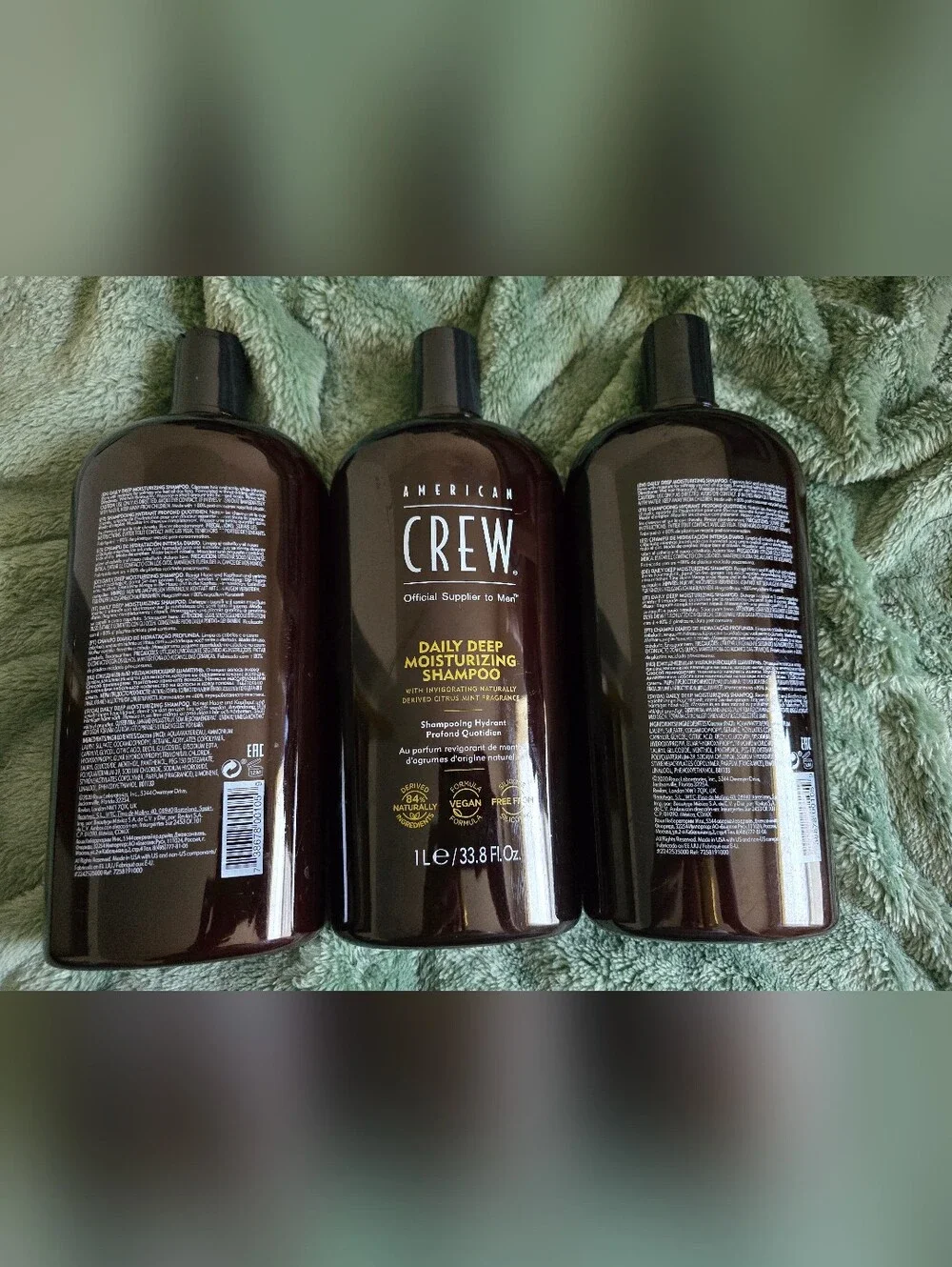 American Crew bottle hair’s formulated
