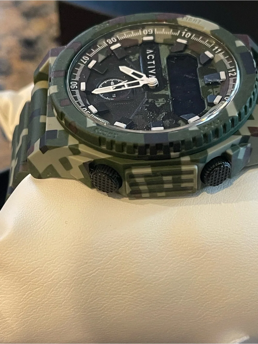 Activa X Invicta Men's Digital Watch - 47mm. Camouflage. Green (ACW2355-004) new