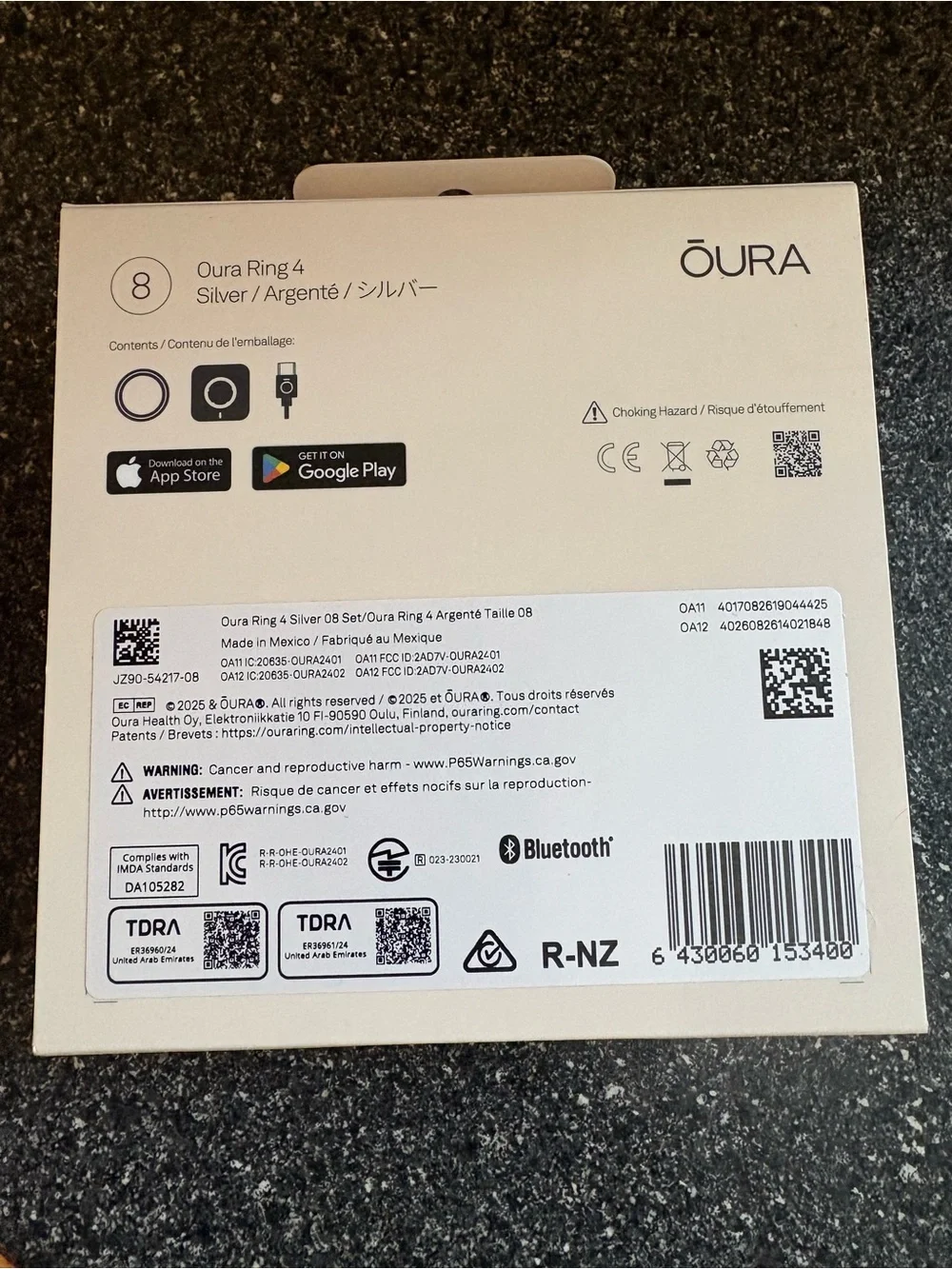 Oura brand new