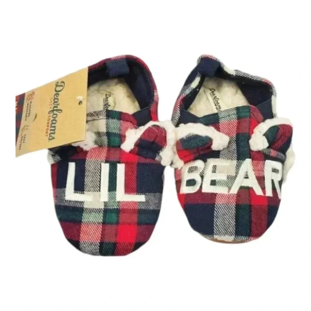 BABY BEAR 5/6 Dearfoams  Memory Foam Slippers