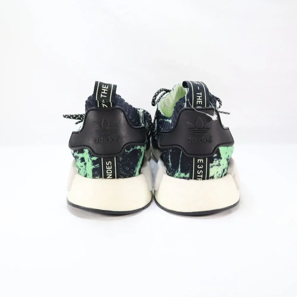 Adidas NMD R1 PK Primeknit Nomad Green‎ Marble Flash BB7996 Mens Size 8.5