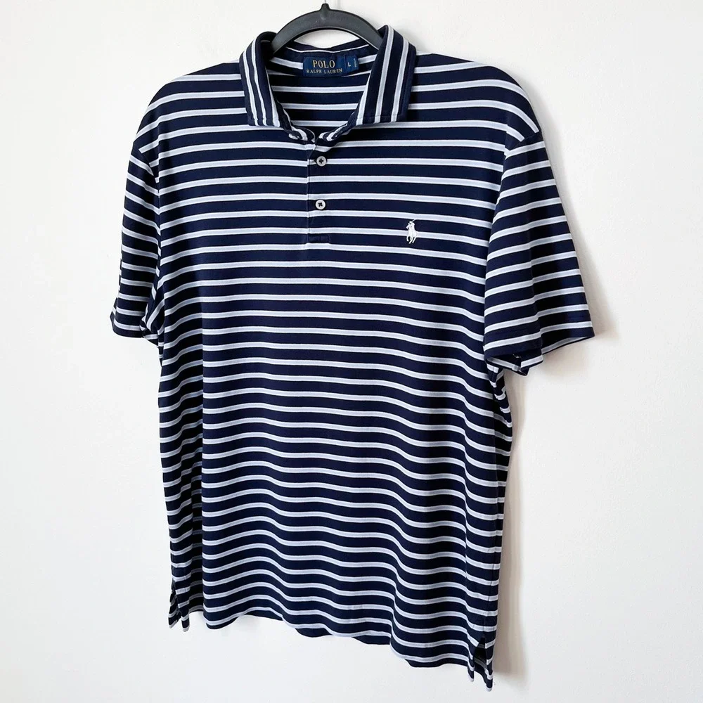 Polo Ralph Lauren blue visible summer