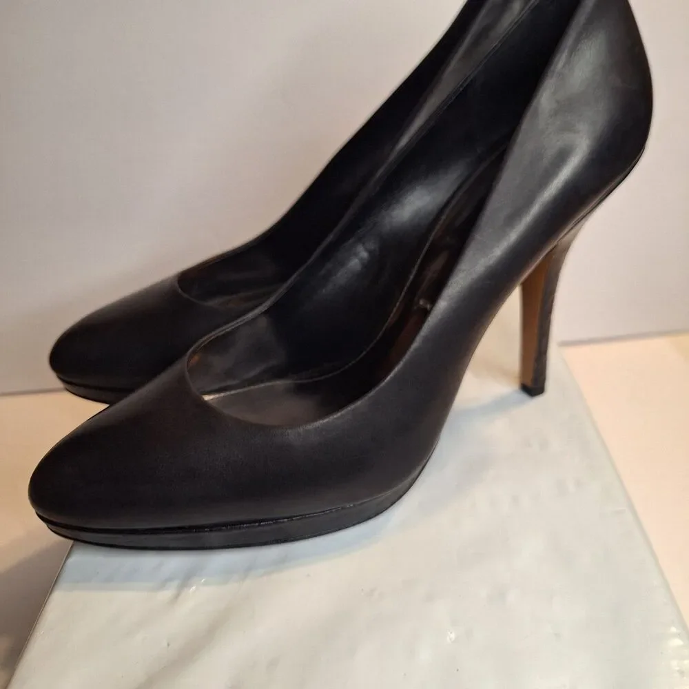 Coach black leather