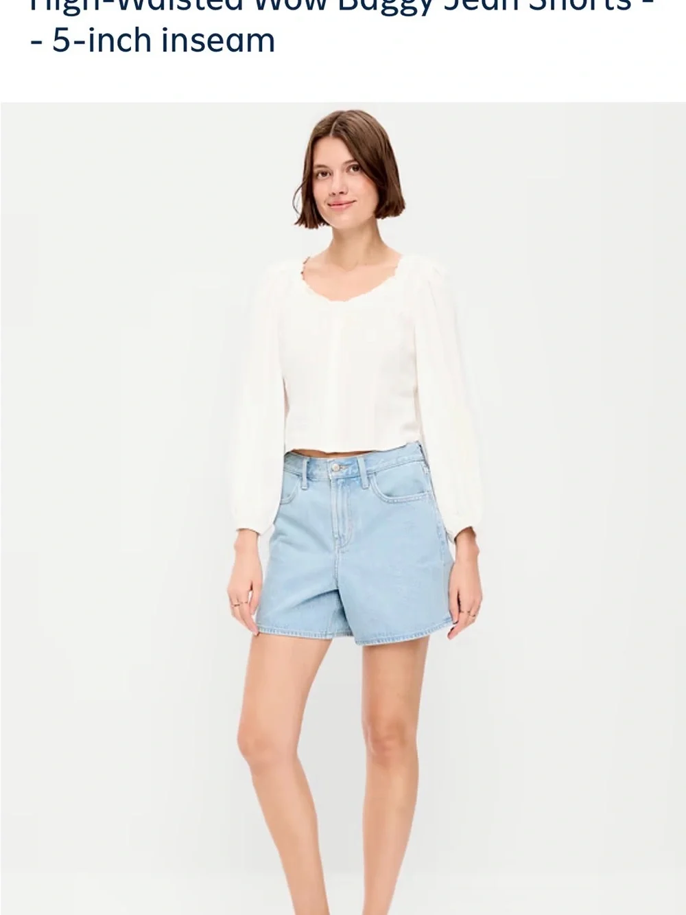 Old Navy classic shorts flattering