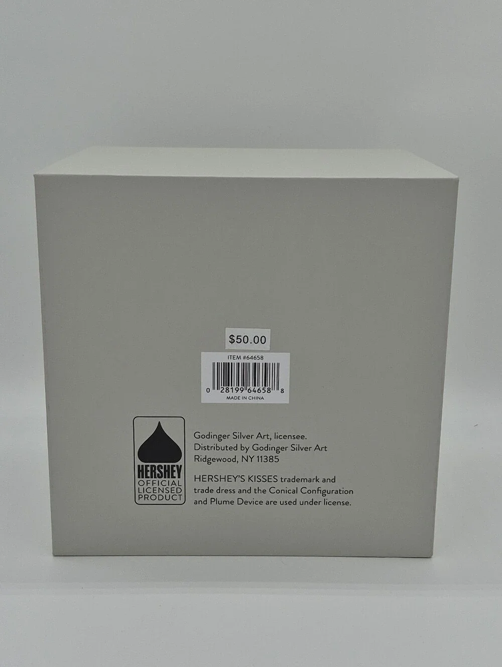 ✨ Hershey's Kisses Silver Candy Dish w/ Box by Godinger