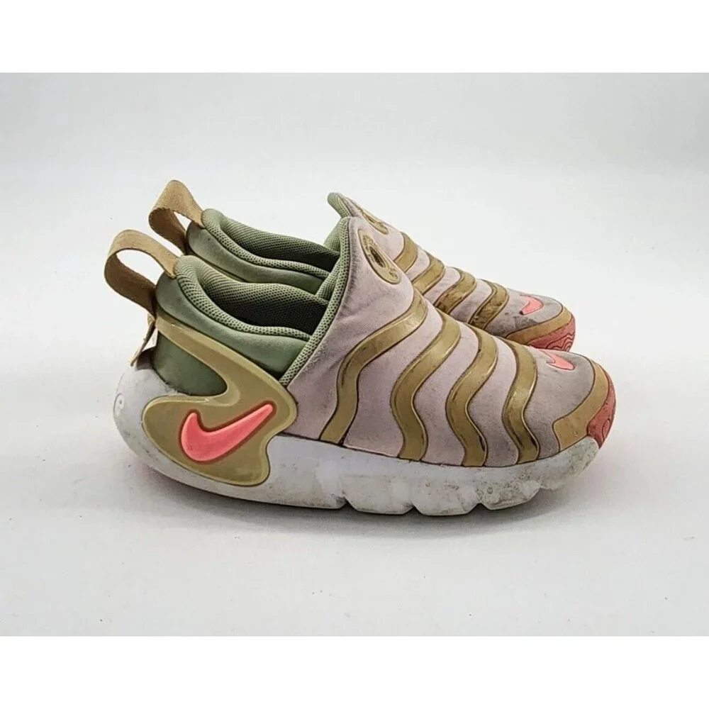 Nike Dynamo Go‎ Low Toddler Sneaker Shoes Pink Foam Sesame DH3437-600 Size 10.5C