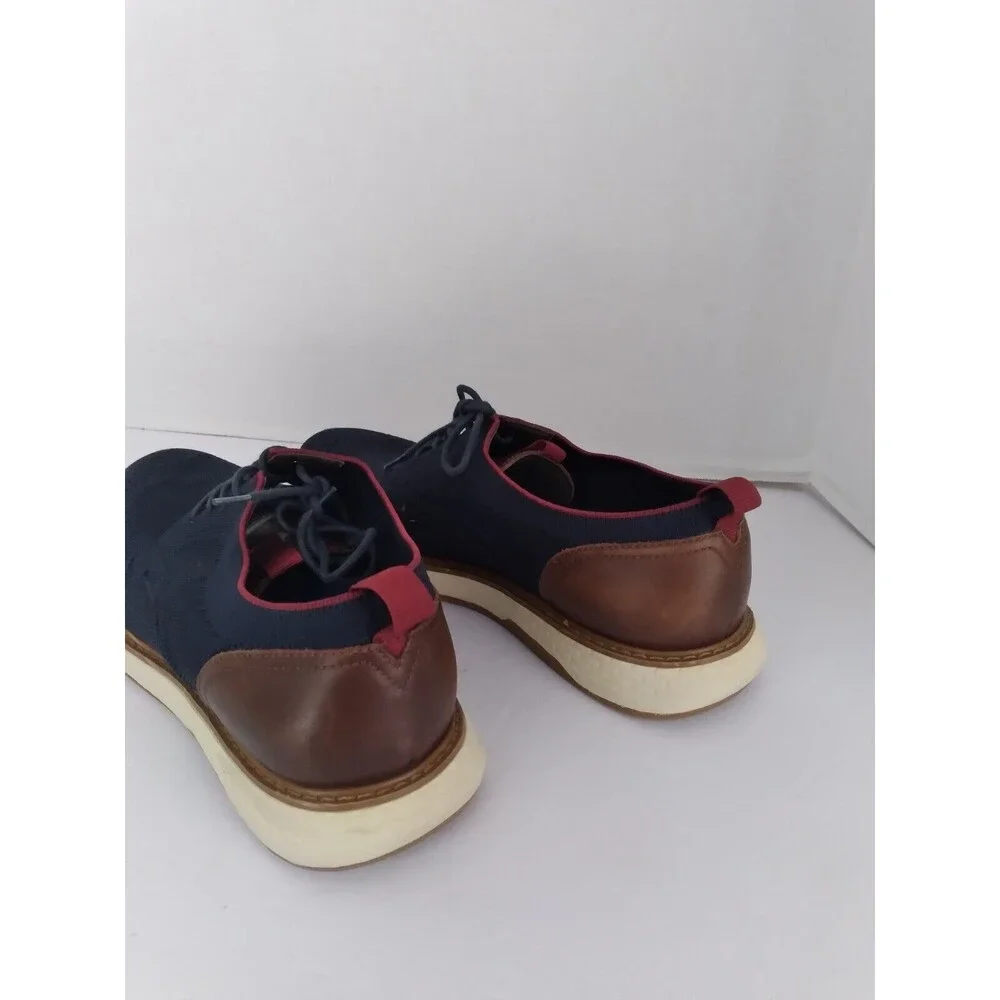 Navy Blue Oxford Dress Shoes Casual‎ Lace Up Comfort Sole Men's