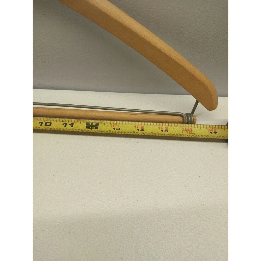 Vintage Global Fashions Wood Clothes Hanger Store Display Advertising 17 Inch