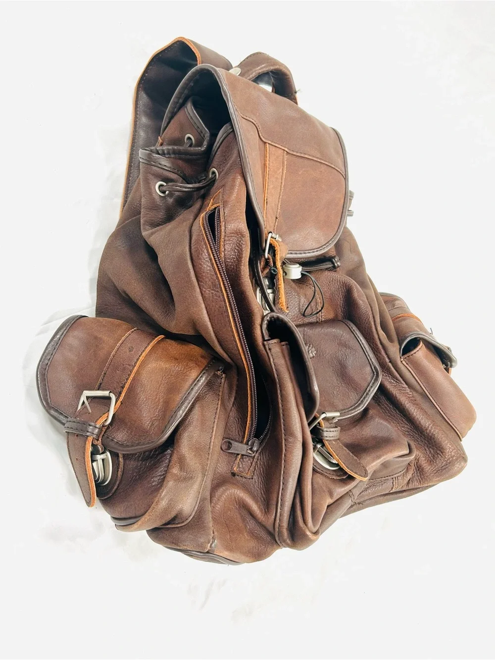 Unbranded distressed leather