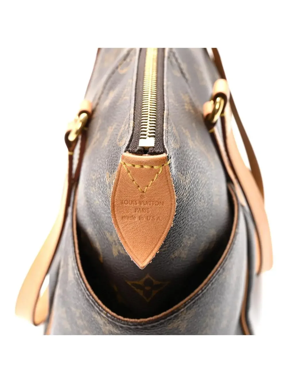Louis Vuitton tote trusted brown