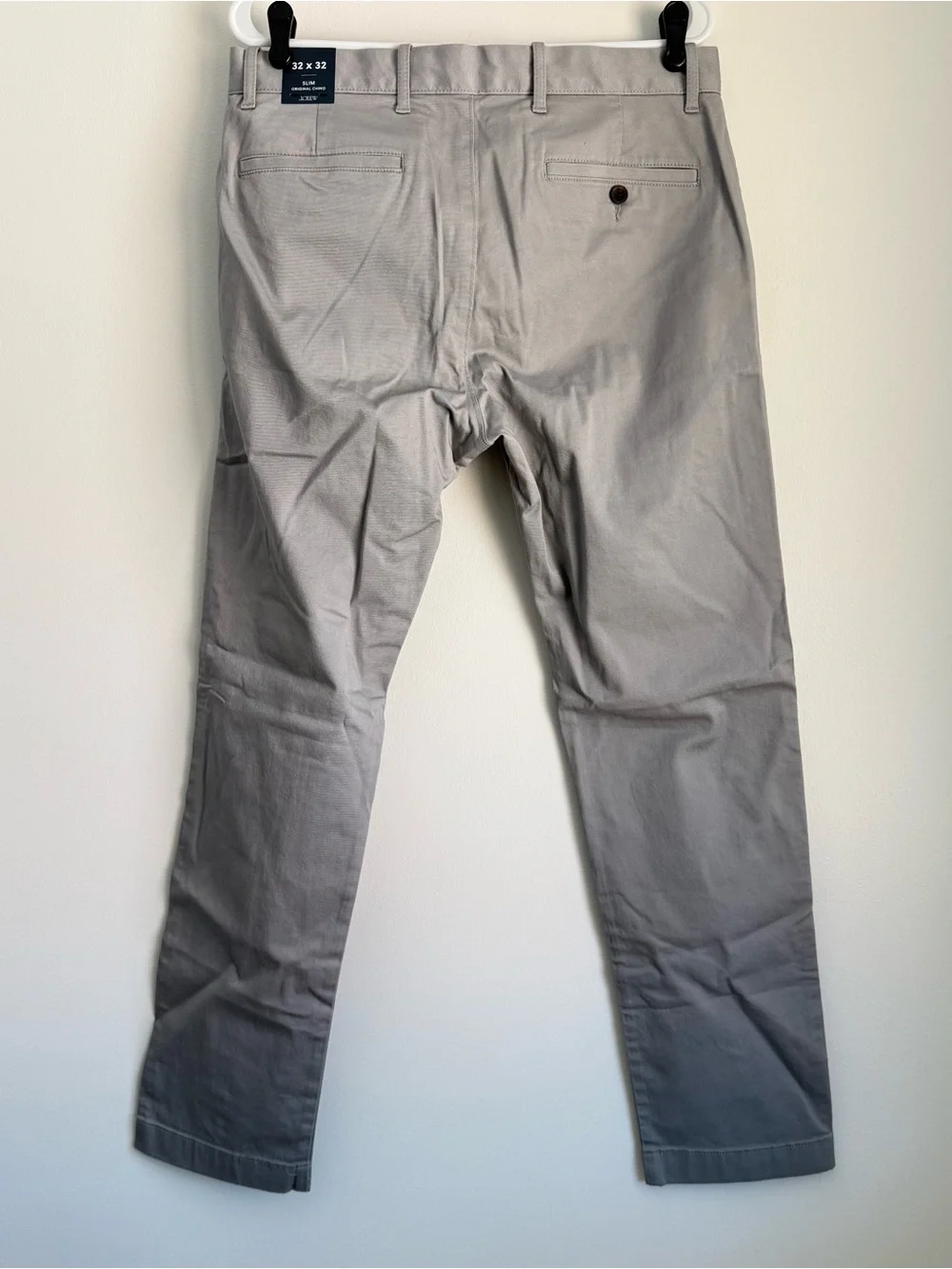 NWT J. Crew Slim-fit Original Chino Pant Polished Stone Light Gray Size 32x32