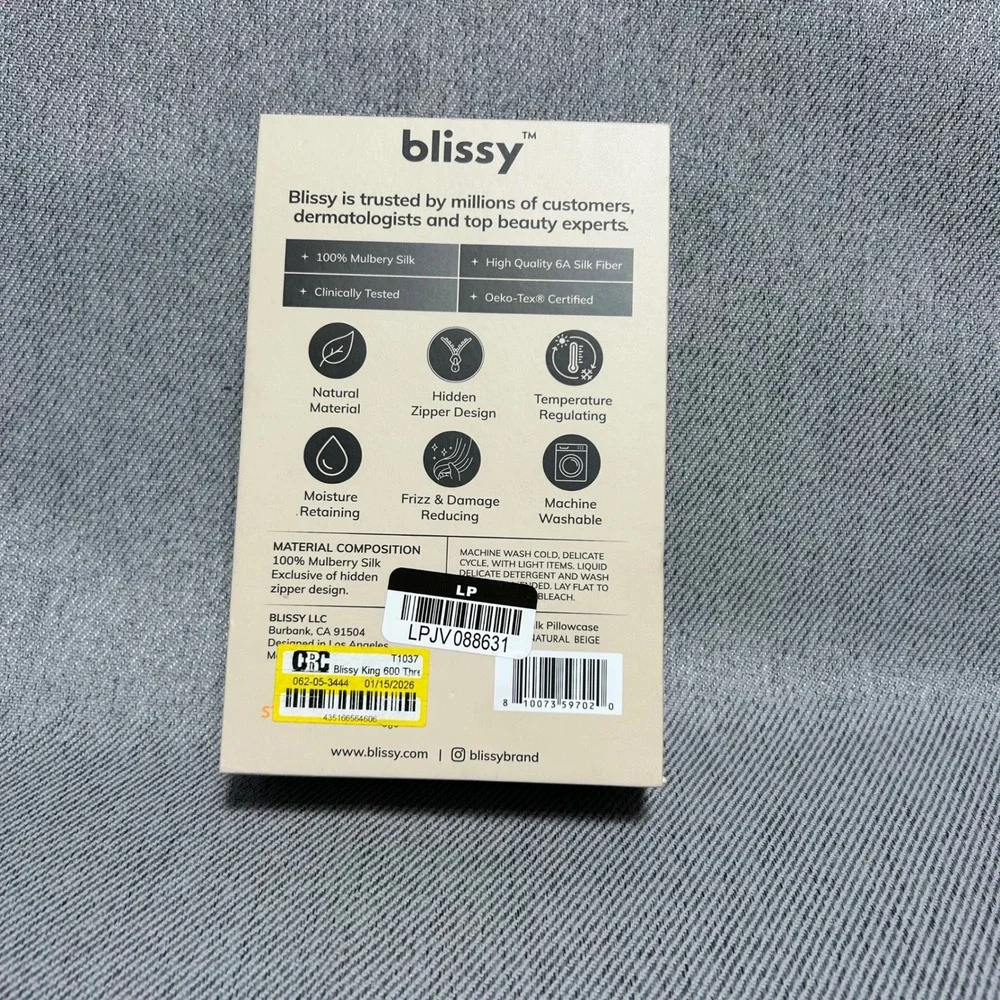 Blissy 100% mulberry
