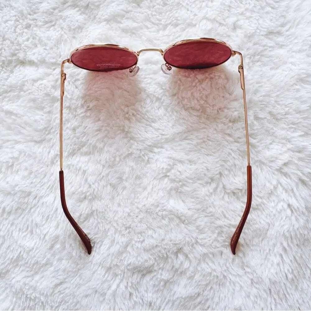 Henry Rose Gold Round Lens Sunglasses