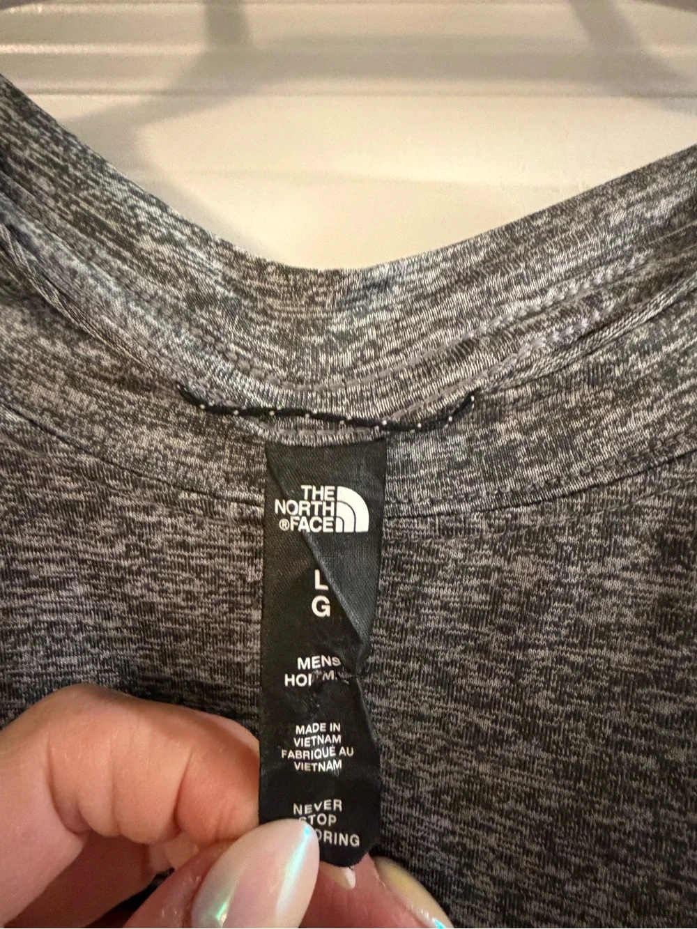 The North Face men’s gray