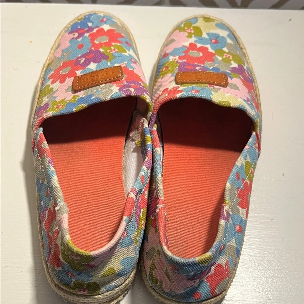 Coach slip espadrilles