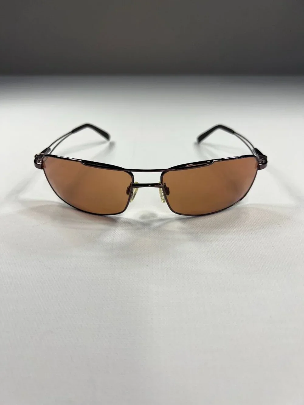 Vintage Serengeti Dante 7114 Sunglasses Shiny Espresso Wire-Flex Drivers Lens