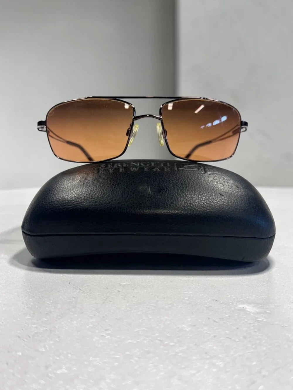 Vintage Serengeti Dante 7114 Sunglasses Shiny Espresso Wire-Flex Drivers Lens