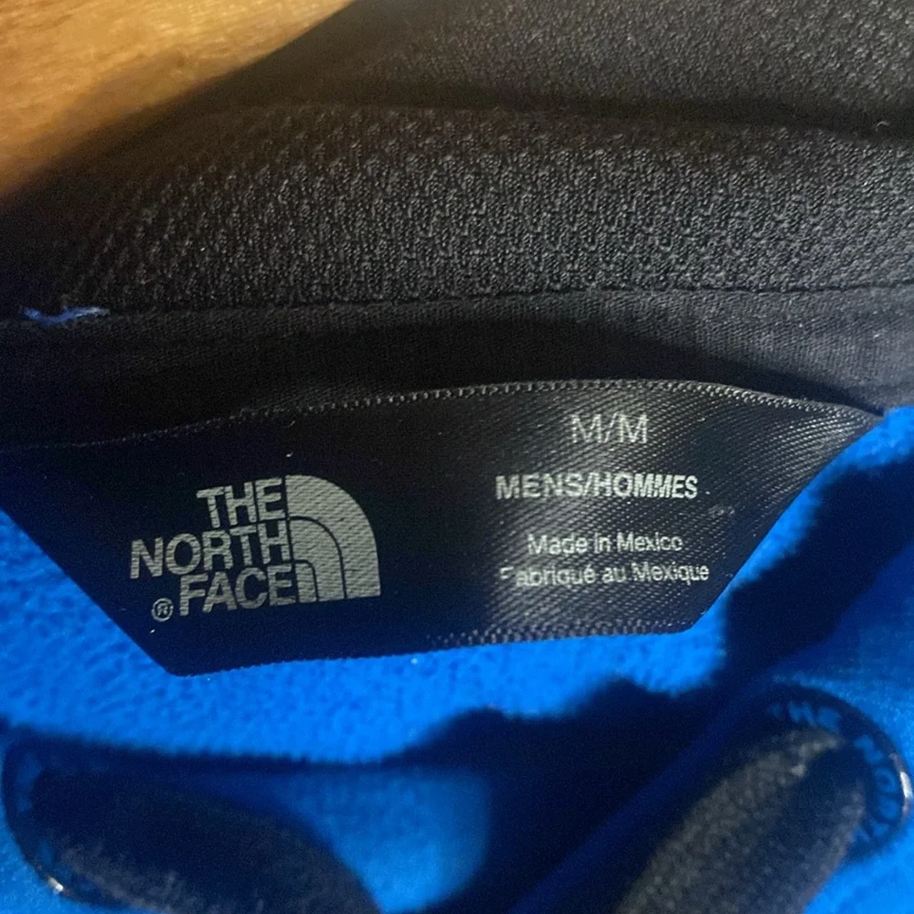 The North Face measures about