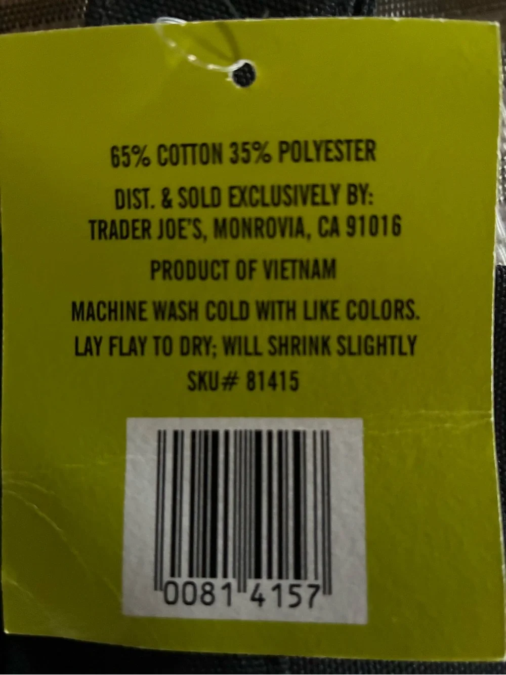 Trader JoeS limited edition