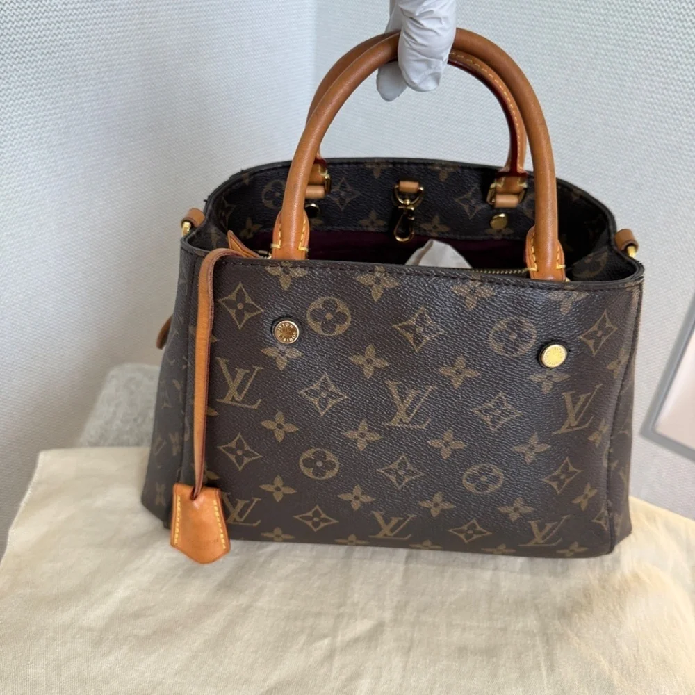 LOUIS VUITTON MONOGRAM MONTAIGNE BB CROSS BODY HANDBAG
