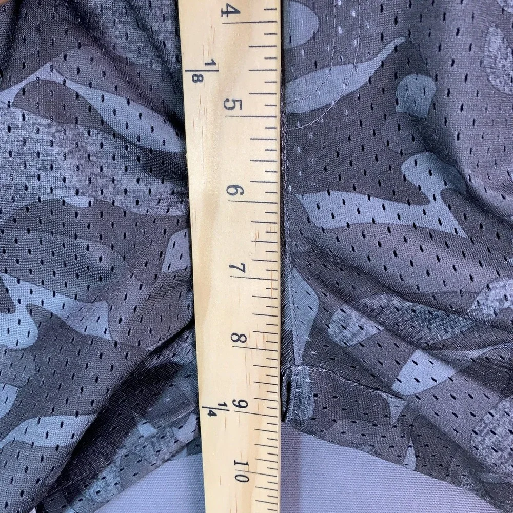 OshKosh B'gosh Shorts Kids 4T Gray Camo Mesh Athletic Elastic Waist Gym