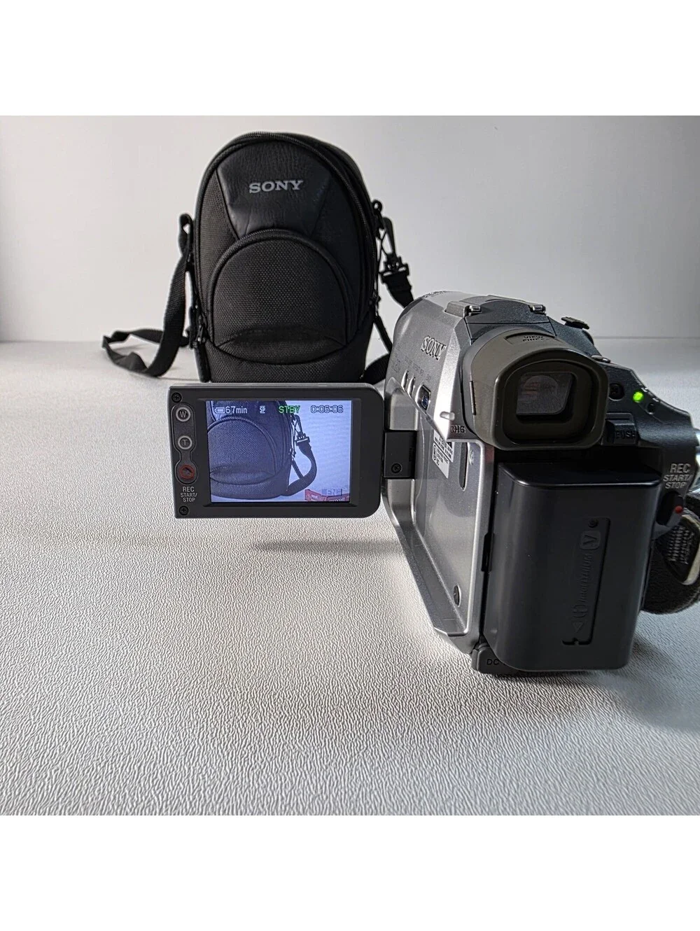 Sony camcorder working
