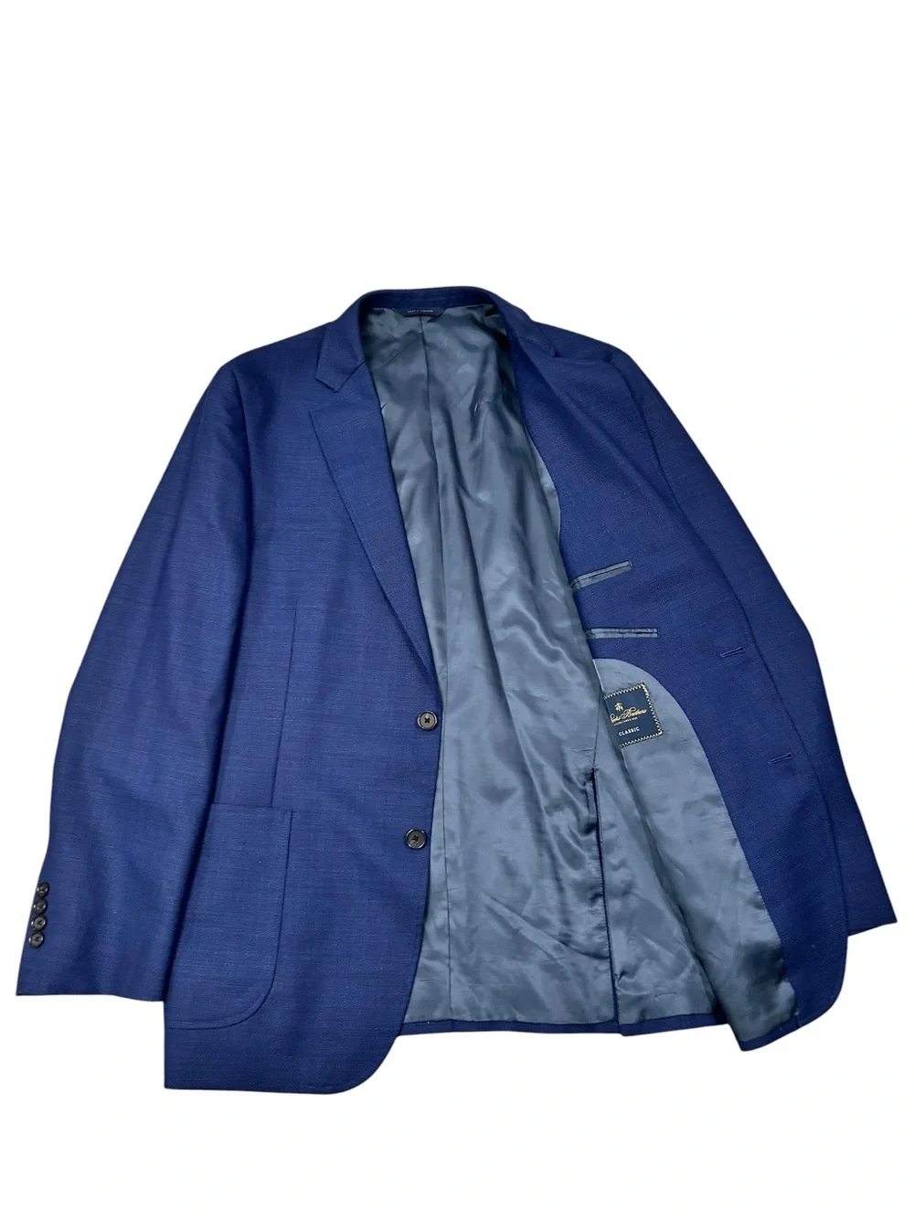 Brooks Brothers Vitale Barberis Canonico Blue Sport Coat 44R Italian Wool Men’s