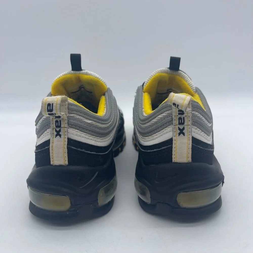 Nike Air Max 97 GS 921522-005 Youth Size 4.5Y Running Shoes Black Yellow Sneaker