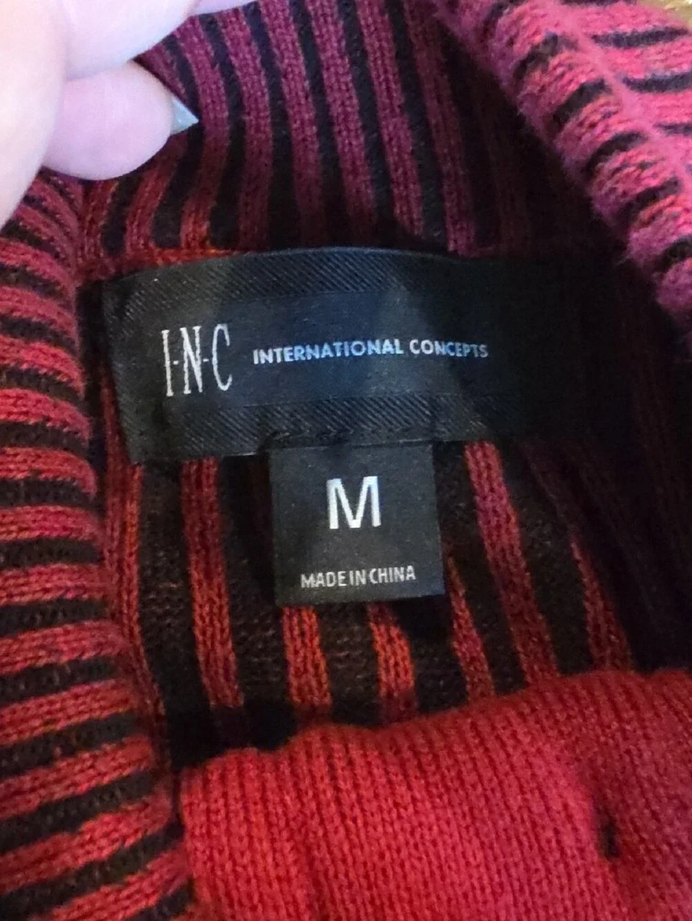 INC International Concepts cuffs ribbed