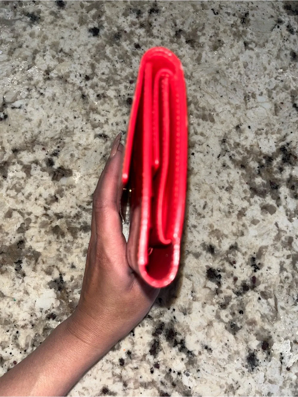 Louis Vuitton Red Patent Monogram Continental Wallet