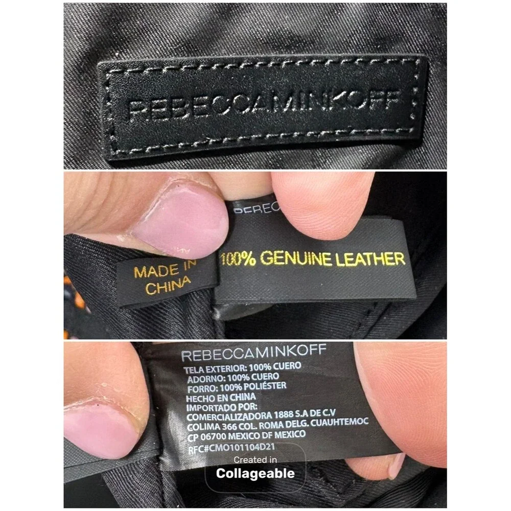 Rebecca Minkoff black leather