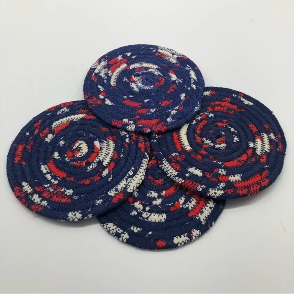 Homemade handmade coasters