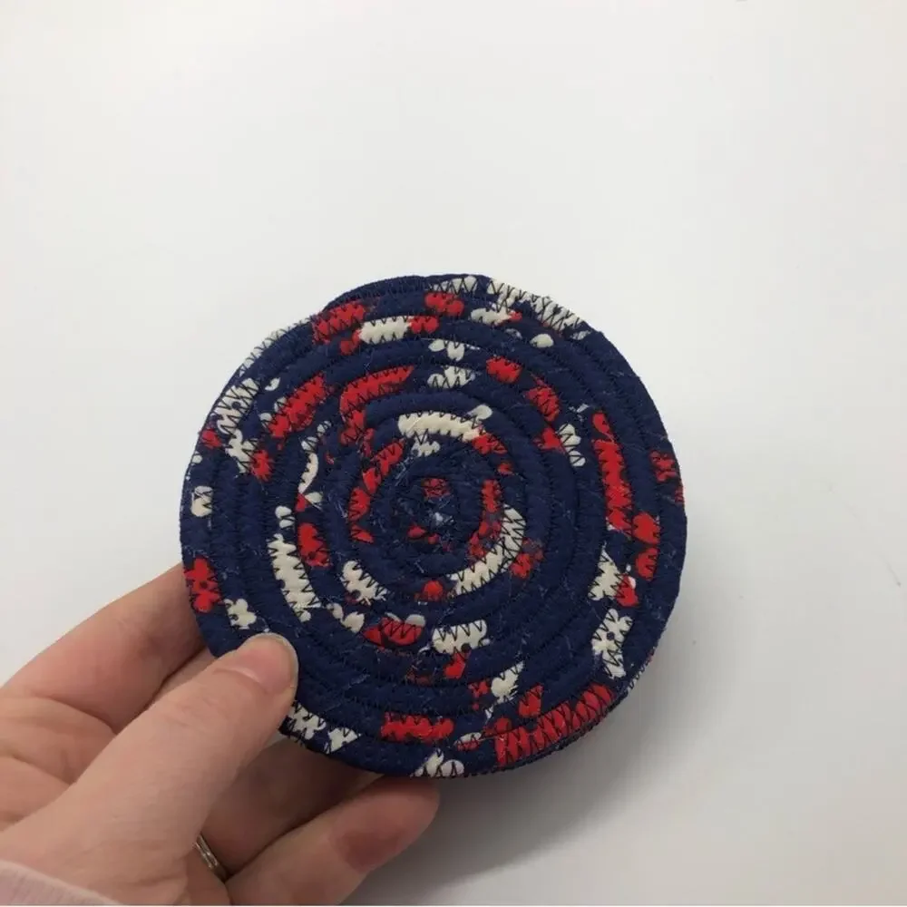 Homemade handmade coasters