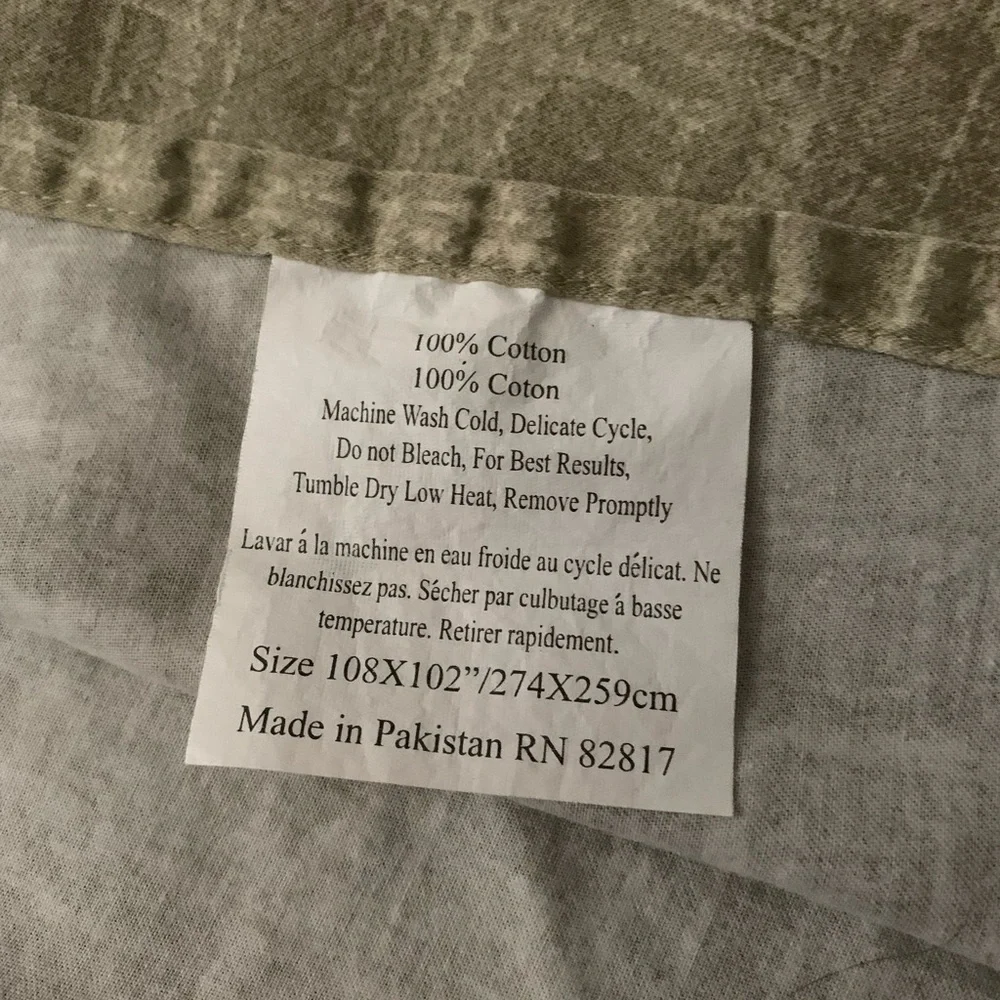 Lacoste Olive King 💯 Cotton Sheet Set Fitted Flat 2 Pillowcases