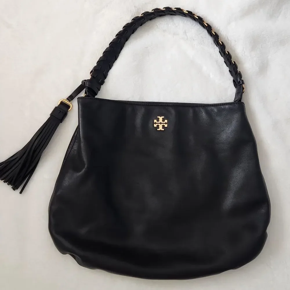 Tory Burch Brooke Hobo Bag with Braided Handle