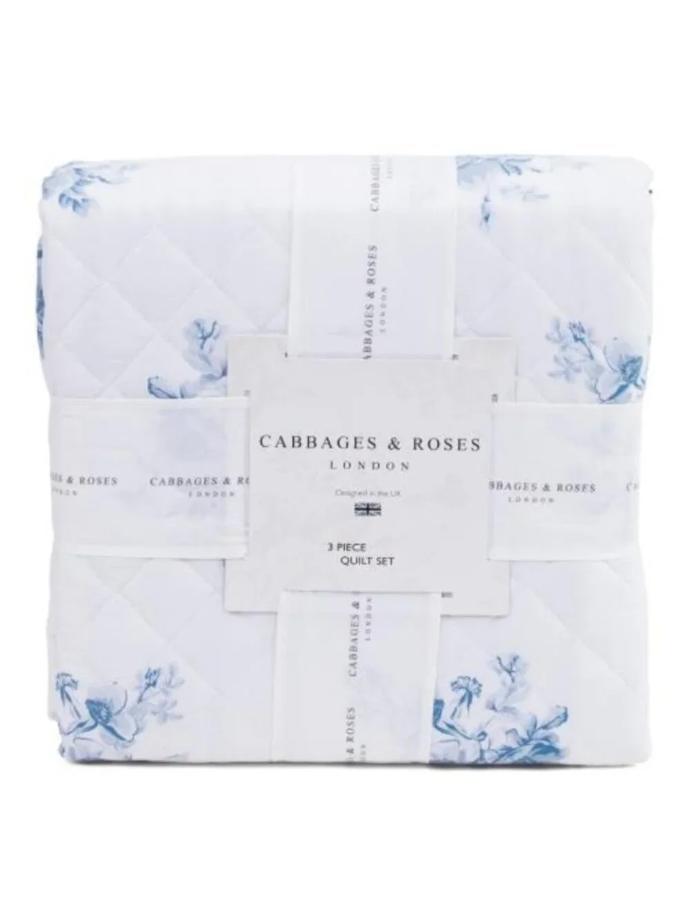 CABBAGES & ROSES Reversible Quilt Set
