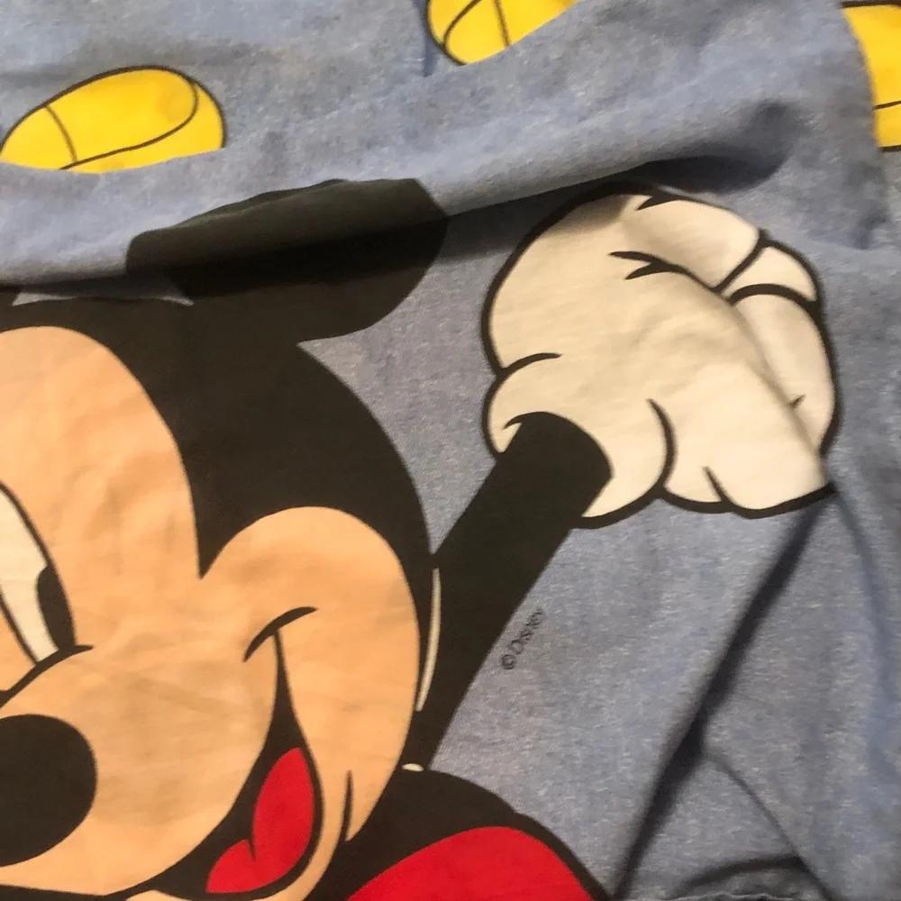 Disney Mickey Mouse Sleep Pattern Sheet - White, Yellow, Red, Blue
