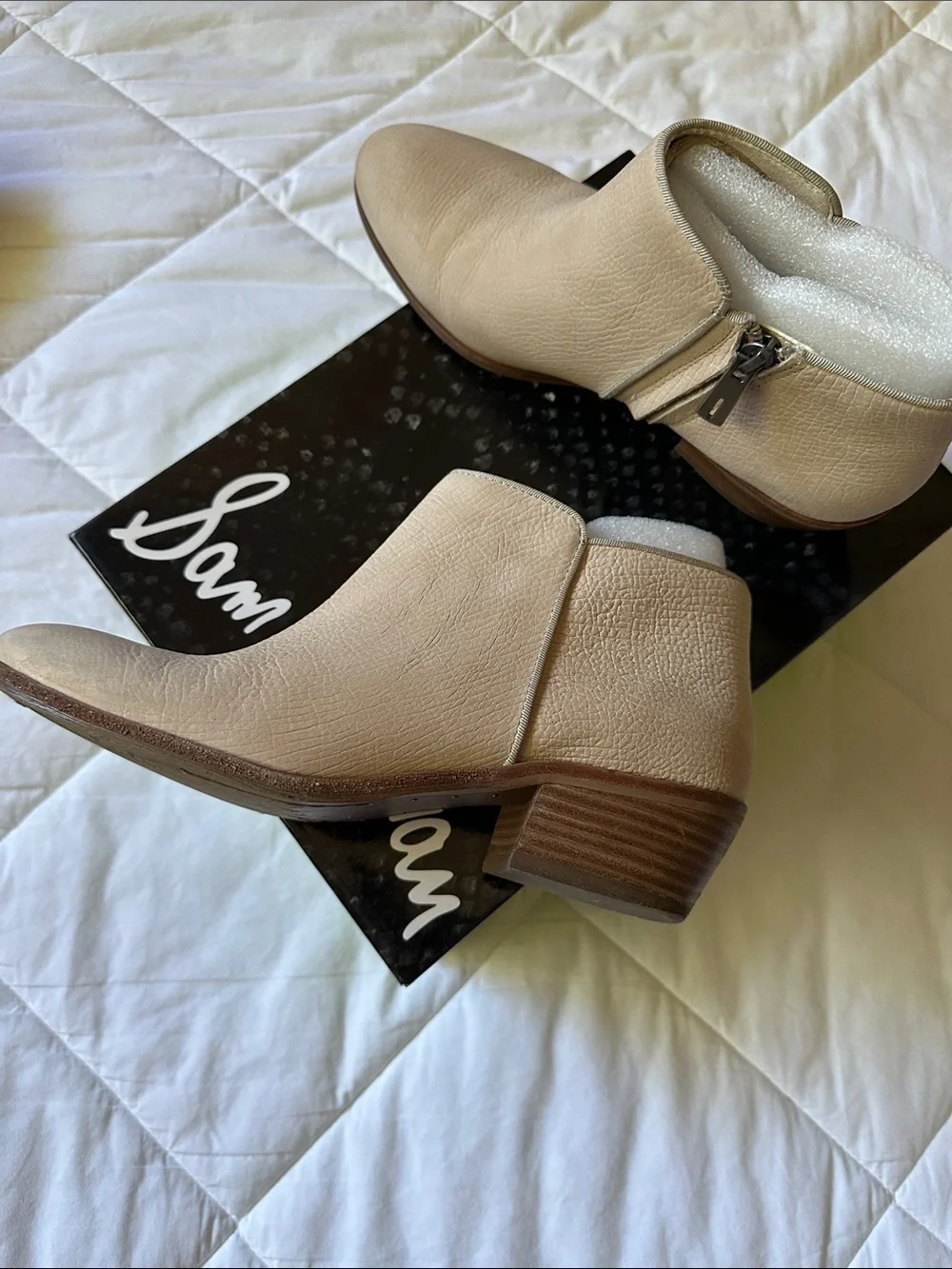 Sam Edelman Petty Leather Ankle Booties