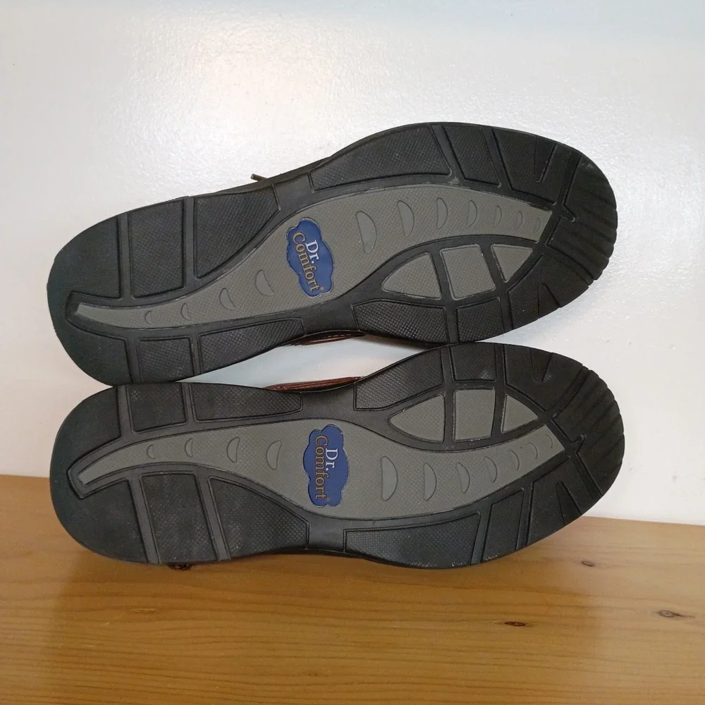 Dr. Comfort Patrick 8560 Men Therapeutic Leather Boat‎ Shoes Size 15 M Comfort
