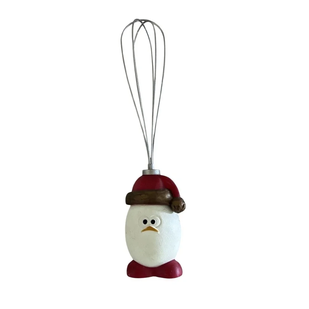 MSC International Christmas Wisk Whiskie De‎ Noel Grumpy Frowning Egg Santa Hat