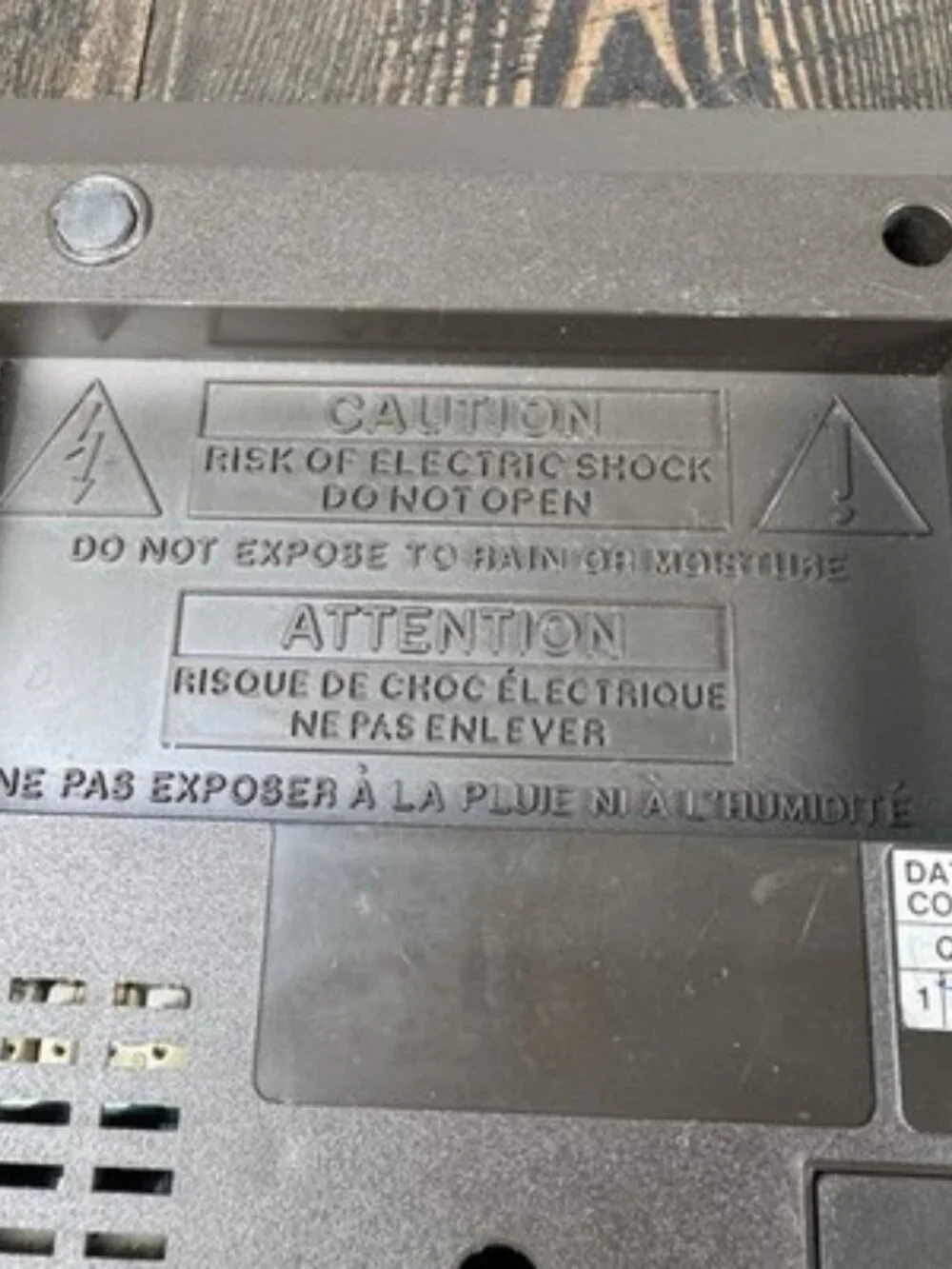 GE digital clock