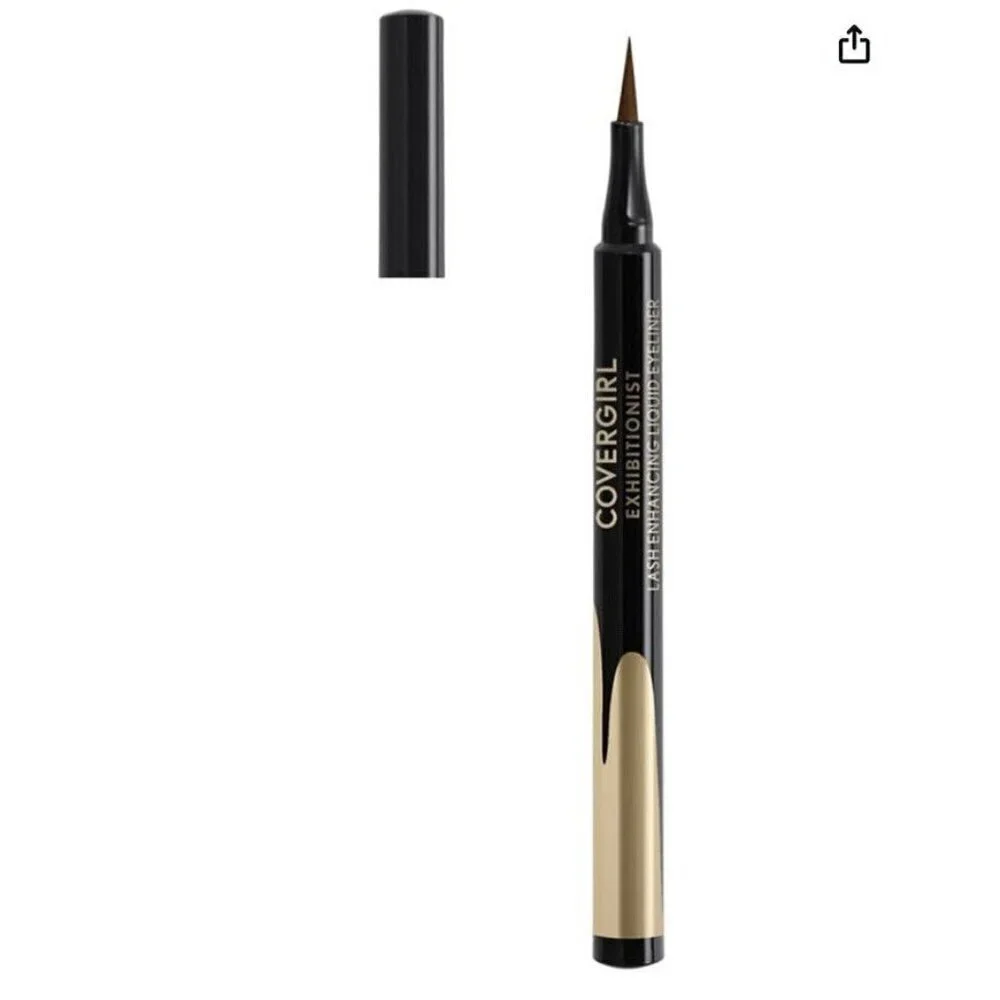COVERGIRL Exhibitionist Lash Enhancing Liquid Eyeliner 300 Rich Brown