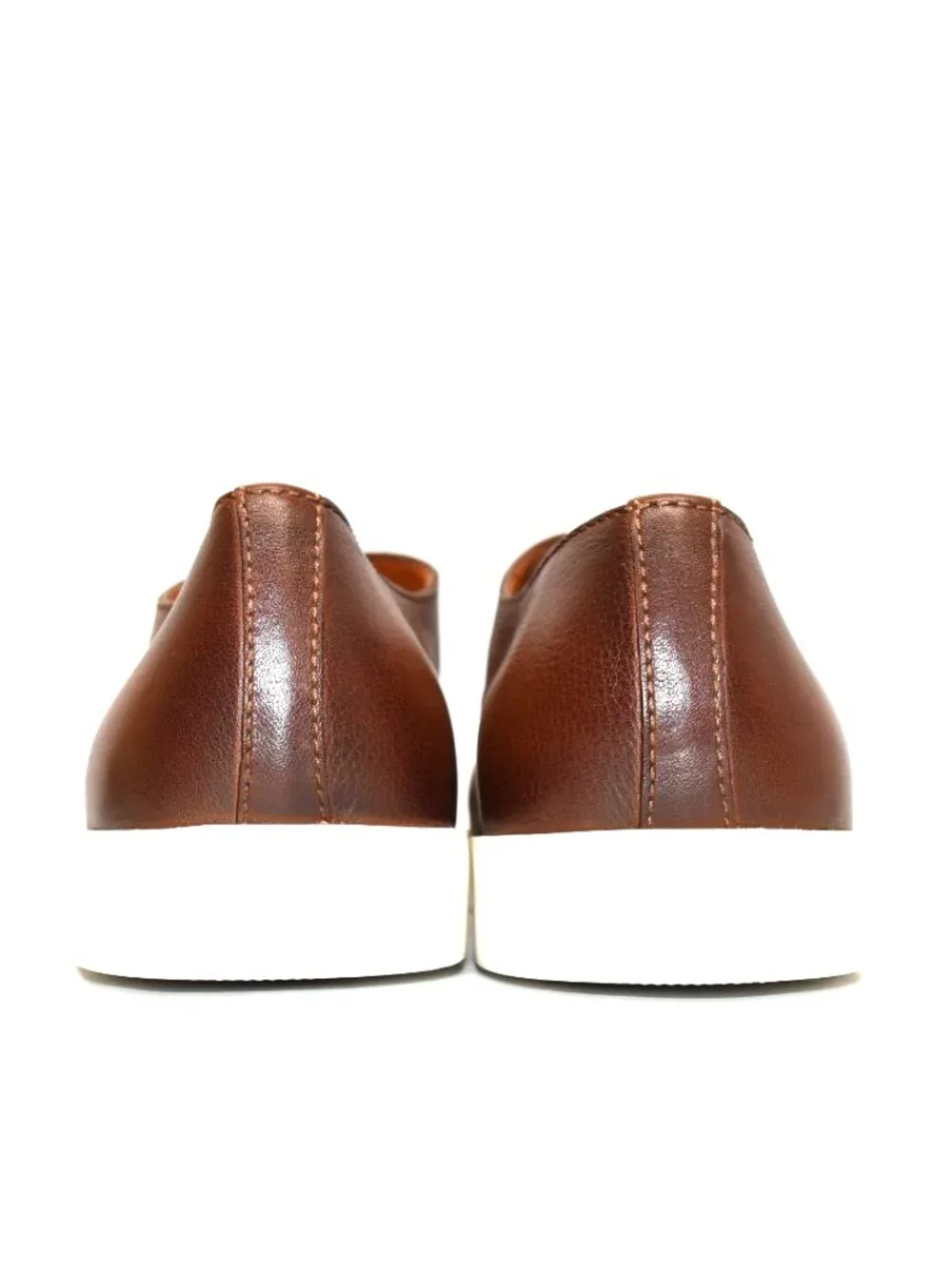 New! Santoni Dilate Men's Brown Leather Derby Shoe 11.5D US 10.5 UK DD537