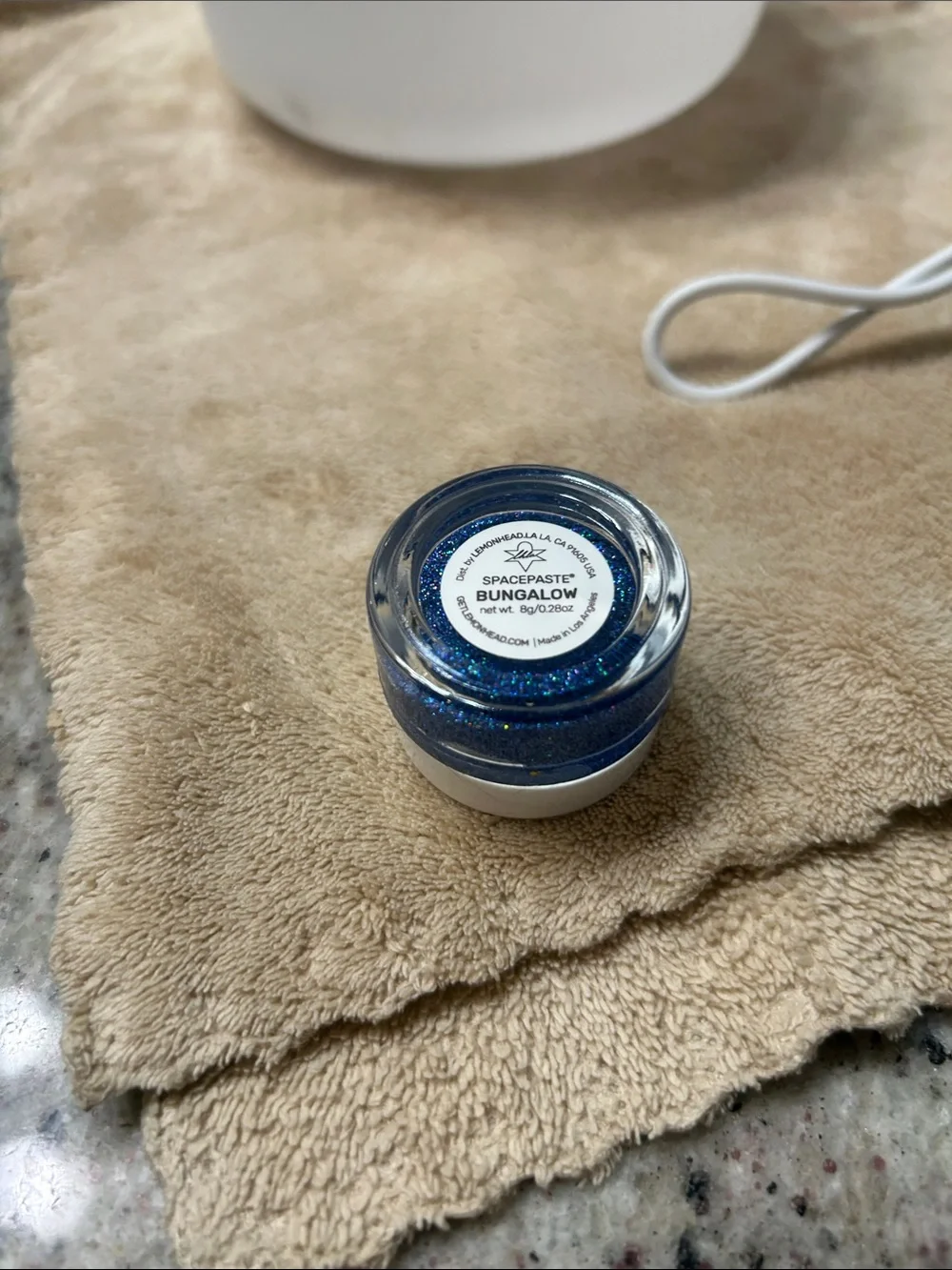 Blue “bungalow” shade premixed space paste - LEMONHEAD GLITTER