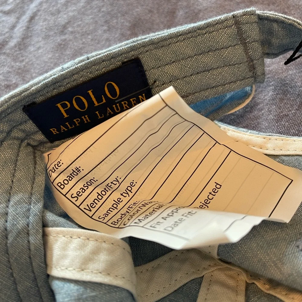 POLO RALPH LAUREN kids denim Polo Sports Pony Logo Hat，One Size